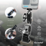 Giá kẹp Magic Arm Eclaté dành cho insta360,gopro,Dji| Hợp Kim Nhôm| kẹp đơn - Ảnh 2