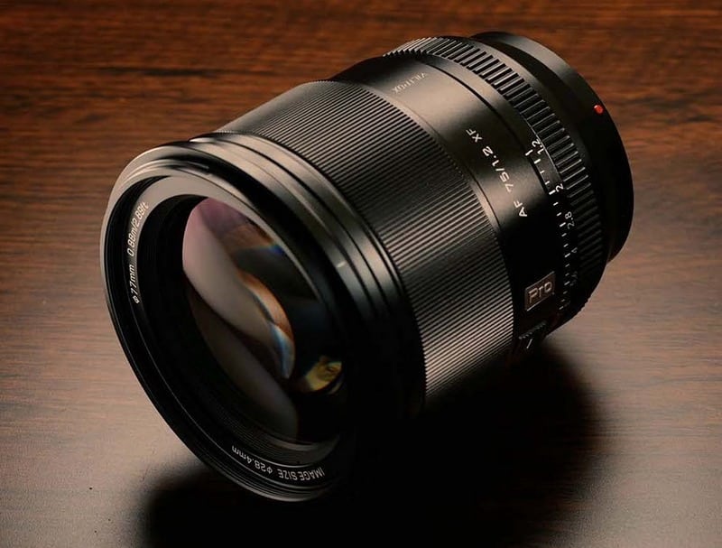Ống kính Viltrox 75mm F 1.2 Pro có độ phân tán thấp