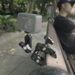 Giá kẹp Magic Arm Eclaté dành cho insta360,gopro,Dji| Hợp Kim Nhôm| kẹp đơn - Ảnh 3