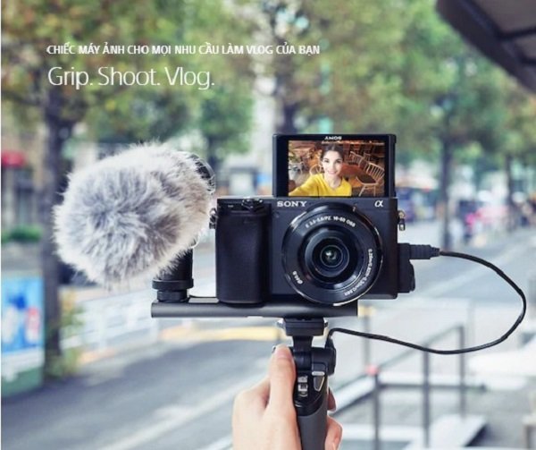 Sony A6400 chiếc máy ảnh cho mọi công việc làm vlog
