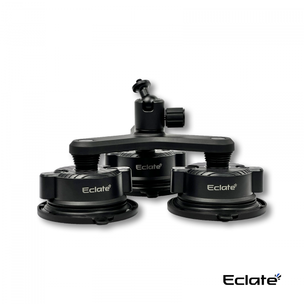 Giá đỡ cốc hút cho Camera hành động Eclate| Gopro,Insta360, DJI| chất liệu CNC