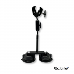 Hút kính kiêm Giá kẹp cho action camera Eclate| Gopro, Insta360, DJI| CNC - Kẹp đơn + nối dài - Ảnh 2