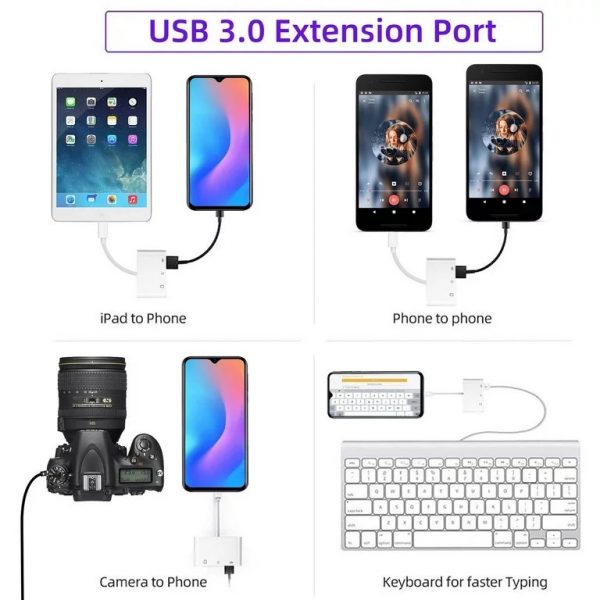 Đầu đọc thẻ chân Type C | 3 trong 1 | thẻ TF, SD,USB | OTG