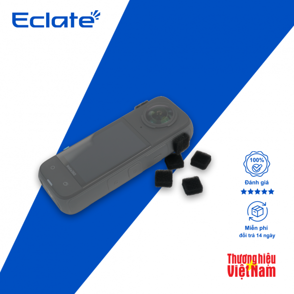 Bông lọc gió chống ồn Eclaté dành cho Insta360 X4