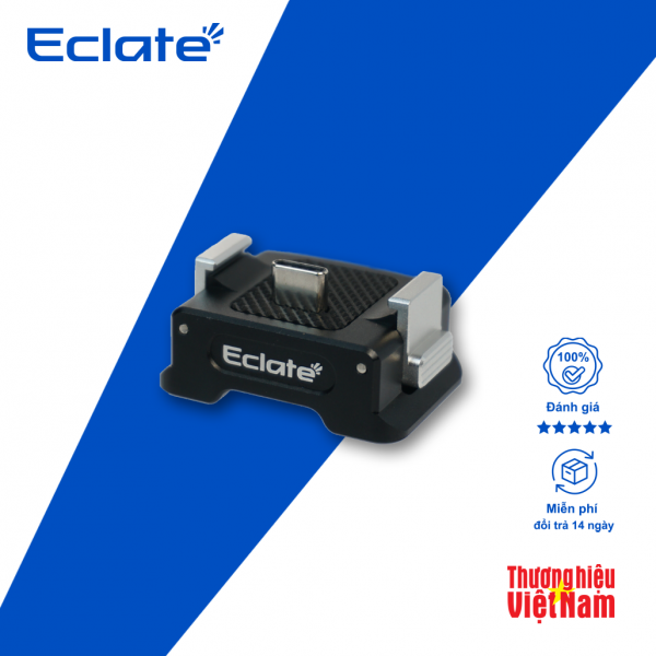 Đế chuyển đổi đa chức năng Eclaté dành cho DJI Osmo Pocket 3 | kèm chân sạc | Hợp kim nhôm