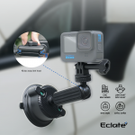 Giá đỡ cốc hút cho Camera hành động Eclate| Gopro,Insta360, DJI| chất liệu CNC - Ảnh 3