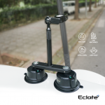 Hút kính kiêm Giá kẹp cho action camera Eclate| Gopro, Insta360, DJI| CNC - Kẹp đơn + nối dài - Ảnh 3