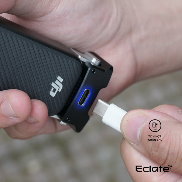 Đế chuyển đổi đa chức năng Eclaté dành cho DJI Osmo Pocket 3 | kèm chân sạc | Hợp kim nhôm