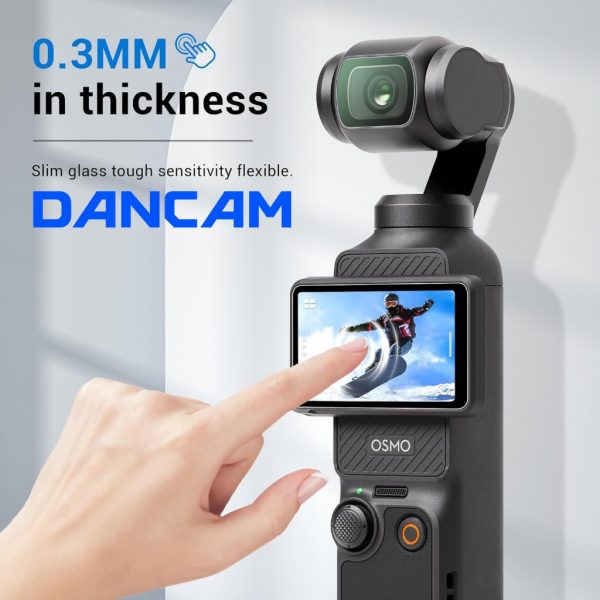 Kính cường lực Camera DJI pocket 2/3 | 1 bộ 2 tấm | Hàng Cao Cấp
