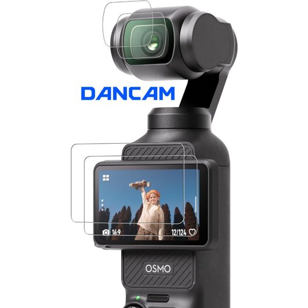 Kính cường lực Camera DJI pocket 2/3 | 1 bộ 2 tấm | Hàng Cao Cấp