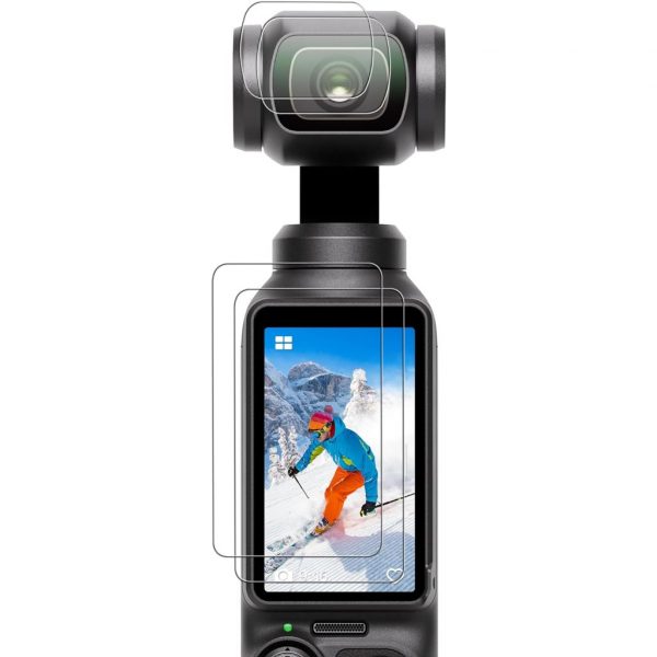 Kính cường lực Camera DJI pocket 2/3 | 1 bộ 2 tấm | Hàng Cao Cấp