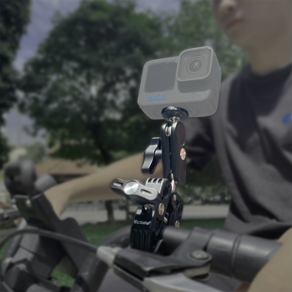 Giá kẹp Magic Arm Eclaté dành cho insta360,gopro,Dji| Hợp Kim Nhôm| kẹp đơn