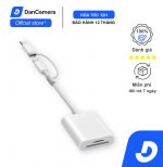 Đầu đọc thẻ nhớ chân type + đầu chuyển lightning