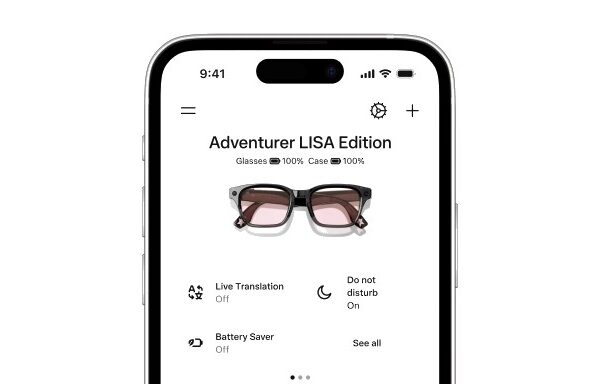 Ứng dụng Meta AI quản lý Kính thông minh Meta Glasses LISA Edition