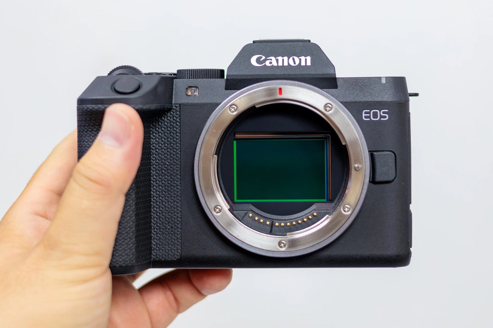 Cầm Canon EOS R8 Mark II trên tay