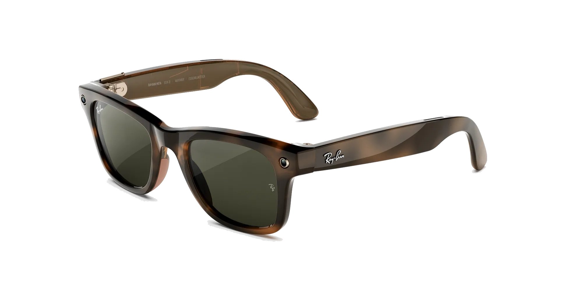 Ray-Ban Meta Gen 3 Wayfarer gọng Havana tròng xanh